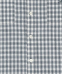 M CHECK HALF SLEEVE SHIRT IN IVORY image 16
