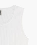 W LACE DETAIL SLEEVELESS IN WHITE image 10