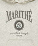 CREST CRACK LOGO OVERSIZED HOODIE IN OATMEAL image 10