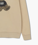 DOODLE BEAR SWEATSHIRT IN BEIGE image 10