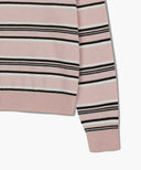 REGULAR LOGO STRIPE POLO KNIT IN PINK image 10