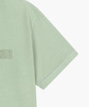 DRAWING LOGO DYEING TEE IN MINT image 11