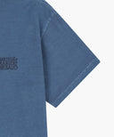 DRAWING LOGO DYEING TEE IN BLUE image 11