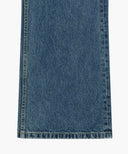 M RELAXED FIT BOOTS-CUT DENIM PANTS IN BLUE image 11