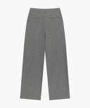W LAYERED PLEATS SKIRT PANTS IN GRAY image 11