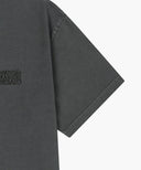 DRAWING LOGO DYEING TEE IN CHARCOAL GREY image 11