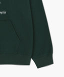CREST CRACK LOGO OVERSIZED HOODIE IN DARK GREEN image 11