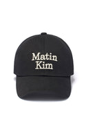MATIN VOLUME LOGO BALL CAP IN BLACK image 2