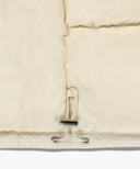W BASIC CROP DOWN JACKET IN IVORY image 12