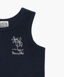 KIDS TERRY SLEEVELESS+PANTS SET-UP IN NAVY image 12