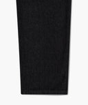 M WIDE RAW DENIM PANTS IN BLACK image 12