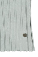 CUT OUT SLEEVELESS KNIT TOP IN LIGHT GRAY image 4