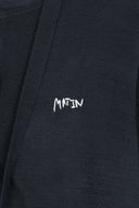 STRING DETAIL KNIT CARDIGAN IN DARK NAVY image 15