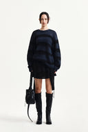 MULTI PANEL LAYERED SKIRT IN BLACK image 11