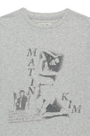 PORTRAIT GRAFFITI LOGO TOP IN LIGHT GRAY image 3