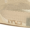 BASIC MG LOGO MESH NYLON CAP IN LIGHT BEIGE