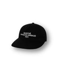 LETTERING LOGO 5PANEL COLOR BLOCK CAP IN BLACK