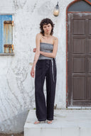SIDE STRING TUBE TOP IN BLACK image 6