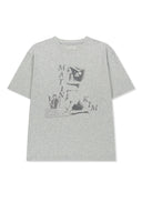 PORTRAIT GRAFFITI LOGO TOP IN LIGHT GRAY image 10