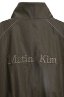 MATIN ROUGH COATING CROP BOMBER IN KHAKI