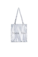 MATIN UNICORN PACKABLE ECOBAG IN SILVER