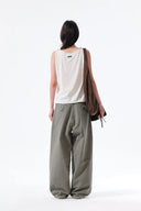 STUD POINT COLOR DENIM PANTS IN KHAKI