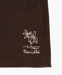 KIDS TERRY SLEEVELESS+PANTS SET-UP IN BROWN image 17