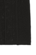 MESH LOGO WRAP MINI SKIRT IN BLACK image 14