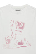 PORTRAIT GRAFFITI LOGO TOP IN WHITE image 3