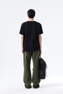APPLIQUE FELT LOGO TOP FOR MEN IN BLACK image 8