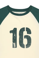 RAW EDGE RAGLAN TOP IN CREAM image 15