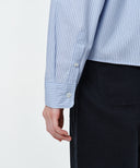 W MICRO CLASSIC LOGO 棉質條紋襯衫