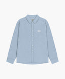 CLASSIC LOGO LINEN SHIRT IN SKY BLUE image 6