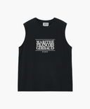 CLASSIC LOGO SLEEVELESS IN CHARCOAL GREY image 1