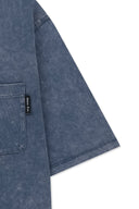 VINTAGE WASHED POCKET TOP FOR MEN IN CHARCOAL GREY image 15