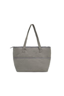 POCKET UTILITY NYLON BIG SHOULDER BAG IN KHAKI image 6