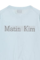 BACK LOGO SHEER CARDIGAN FOR WOMEN IN LIGHT BLUE image 16