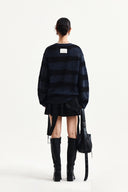 MULTI PANEL LAYERED SKIRT IN BLACK image 17