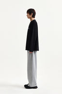 ASYMMETRIC LOGO TOP IN BLACK image 11