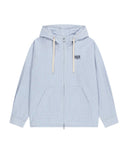 CLASSIC LOGO HOODED PATTERN JACKET IN STRIPE image 8
