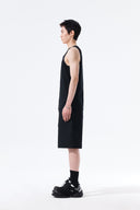 CURVED SEAM BERMUDA PANTS FOR MEN IN BLACK image 6