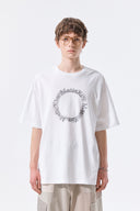 MATIN KIM CIRCLE LOGO TOP FOR MEN IN WHITE image 15