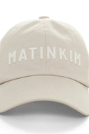 APPLIQUE FELT LOGO BALL CAP IN LIGHT GRAY image 4