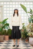 LAYERED POINT STRING LIGHT JUMPER IN IVORY image 8