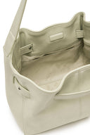 BELTED VOLUNN SMALL BUCKET BAG IN IVORY image 5