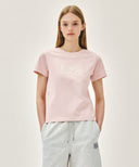 W CLASSIC LOGO TEE IN LIGHT PINK image 10