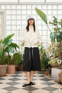 LAYERED POINT STRING LIGHT JUMPER IN IVORY image 11
