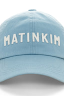 APPLIQUE FELT LOGO BALL CAP IN LIGHT BLUE image 4