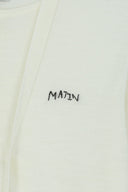 STRING DETAIL KNIT CARDIGAN IN CREAM image 4