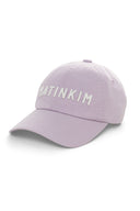 APPLIQUE FELT LOGO BALL CAP IN LILAC image 6